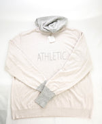 $1,495 ELEVENTY - "ATHLEISURE" Neutral/Gray Hoodie Sweater - M