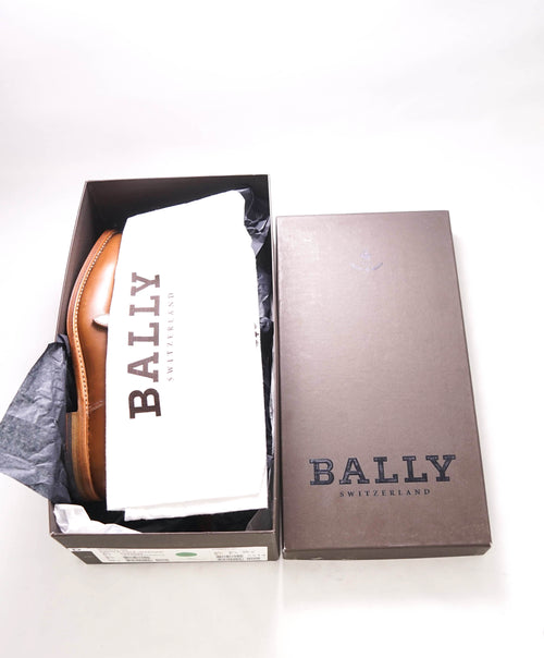 $795 BALLY - “SCRIBE” Double Monk *Goodyear* Welt Brown Hand Made Loafers - 7.5 US