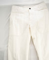 $575 ELEVENTY - Ivory/White Stretch Cotton Blend Patch Dress/Casual Pants- 31W