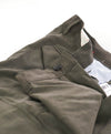 $695 ELEVENTY - Green/Gray Cotton/Elastane Patch Pocket Chino Pants - 33W