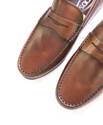 $675 TOD’S - Brown "CITY MOCCASIN" Leather LOGO Vamp Loafer - (8 Tod's) 9 US