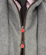 $14,545 KITON - *100% PURE CASHMERE* Gray Suede Jacket Top Coat - 48R