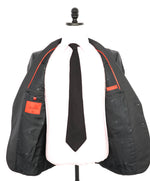 $3,750 ISAIA - Gray "AQUASPIDER" *CLOSET STAPLE* Coral Pin Suit - 40S 32W