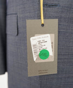 $2,000 CANALI - Blue & Gray ABSTRACT CHECK Suit - 40R 35W