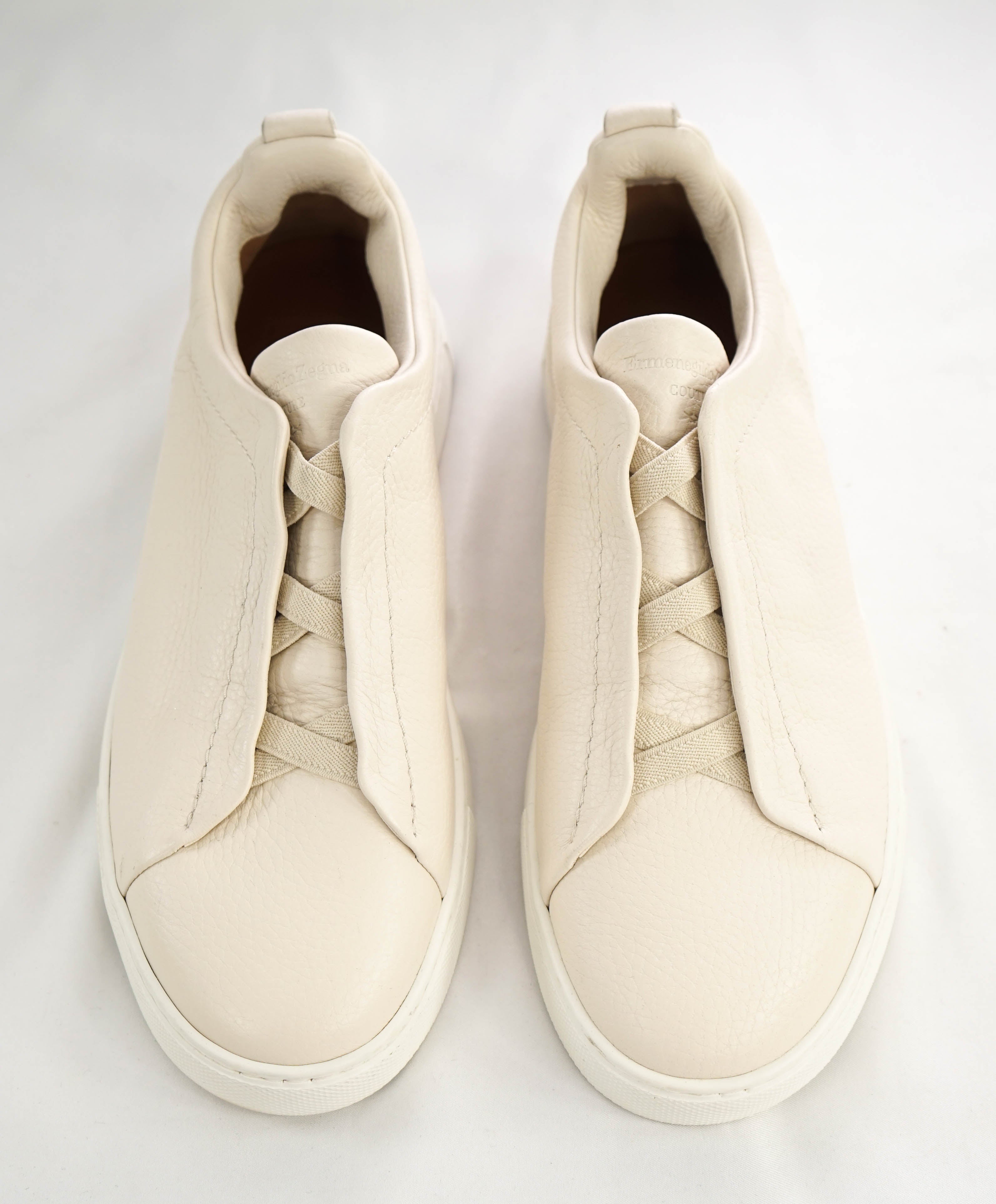 $950 ERMENEGILDO ZEGNA - COUTURE "Triple Stitch" Sneakers - 6 US (39 EU)