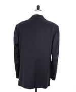 $4,595 ISAIA - "AQUASPIDER" Grossgrain SHAWL COLLAR Navy Blue Wool Tuxedo - 50L