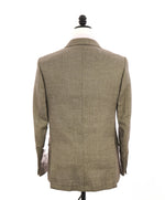$2,895 ERMENEGILDO ZEGNA - Alpaca/Wool/Cotton Oxford Royal Weave Blazer - 36R