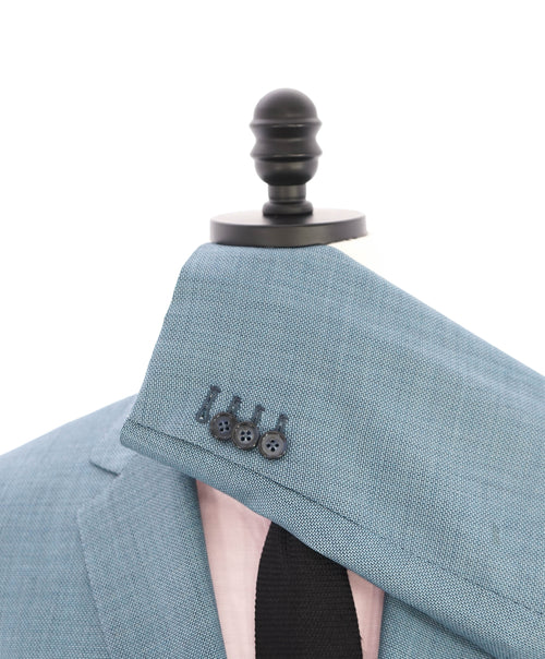 $4,800 BRIONI - Baby Blue Patch Pocket Hand Made Italy Blazer- 42R US