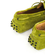 TOD’S - Green Suede Knot Front “Mocassino Gommini” Loafers - 9.5 (8.5)
