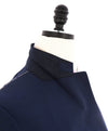 ERMENEGILDO ZEGNA -"MULTISEASON" Blue Textured Birdseye Premium Suit - 44R 36W