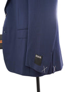ERMENEGILDO ZEGNA -"MULTISEASON" Blue Textured Birdseye Premium Suit - 44R 36W