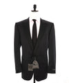 $3,995 ERMENEGILDO ZEGNA - PEAK LAPEL Black Wool Tuxedo- 46L