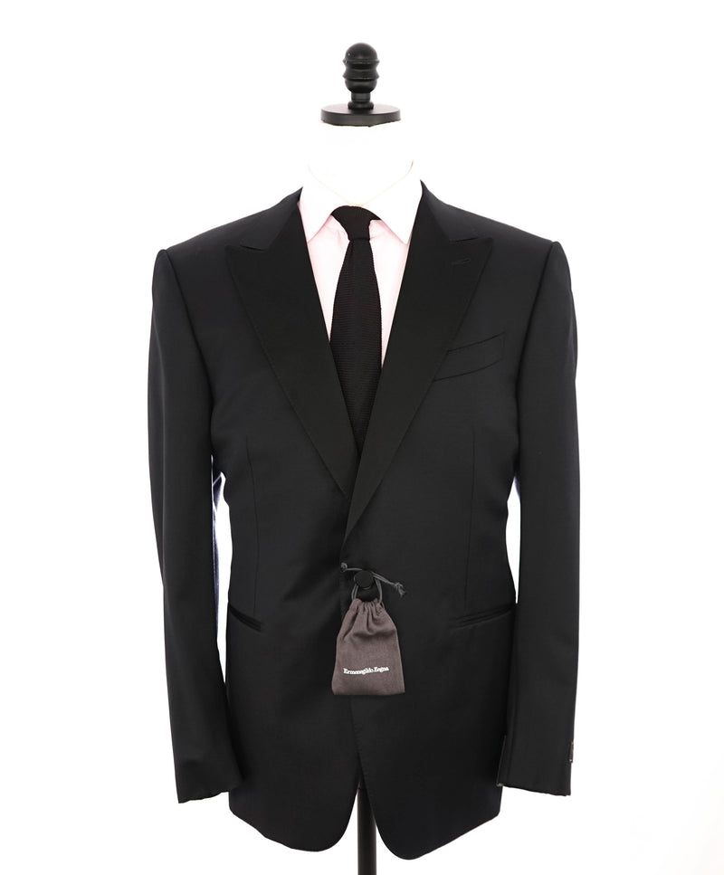 $2,995 ERMENEGILDO ZEGNA - PEAK LAPEL Tuxedo Dinner Jacket 1-Piece - 46R