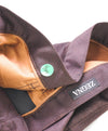 $650 ERMENEGILDO ZEGNA - Burgundy/Brown Wool 5-Pocket SLIM Dress Pants - 38W