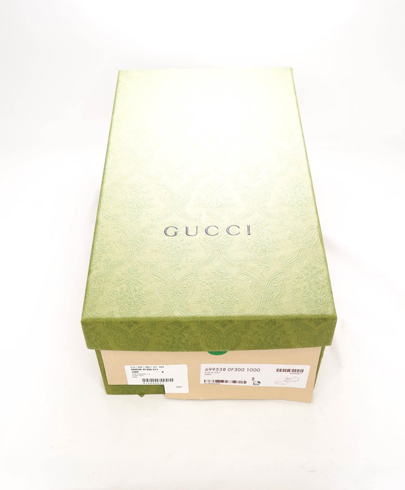 $1,190 GUCCI - GG Logo Brogue Cap Toe Monk Strap Loafers - 8.5US (8G)