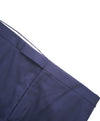 RALPH LAUREN PURPLE LABEL - *SIDE TABS* Flat Front Blue Dress Pants - 37W