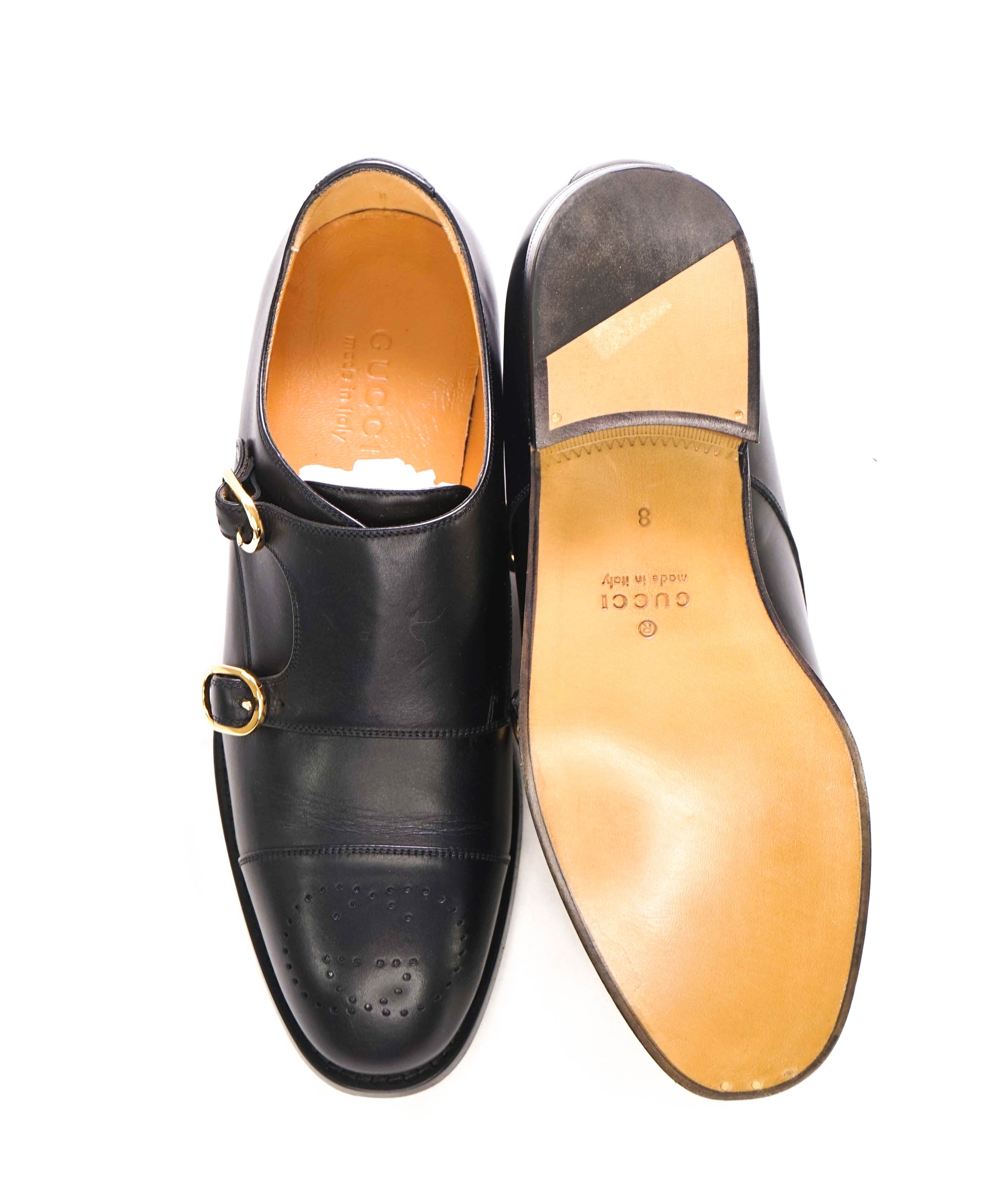 GUCCI Monkstrap Loafers メンズ26.5cm