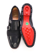 $1,050 CHRISTIAN LOUBOUTIN - *MORTISKY* Mixed Double Monk Loafers - 7.5 US (40.5)