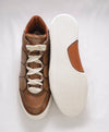 $990 ERMENEGILDO ZEGNA - COUTURE "Tiziano" Brown HighTop Sneakers - 9 US (42 EU)