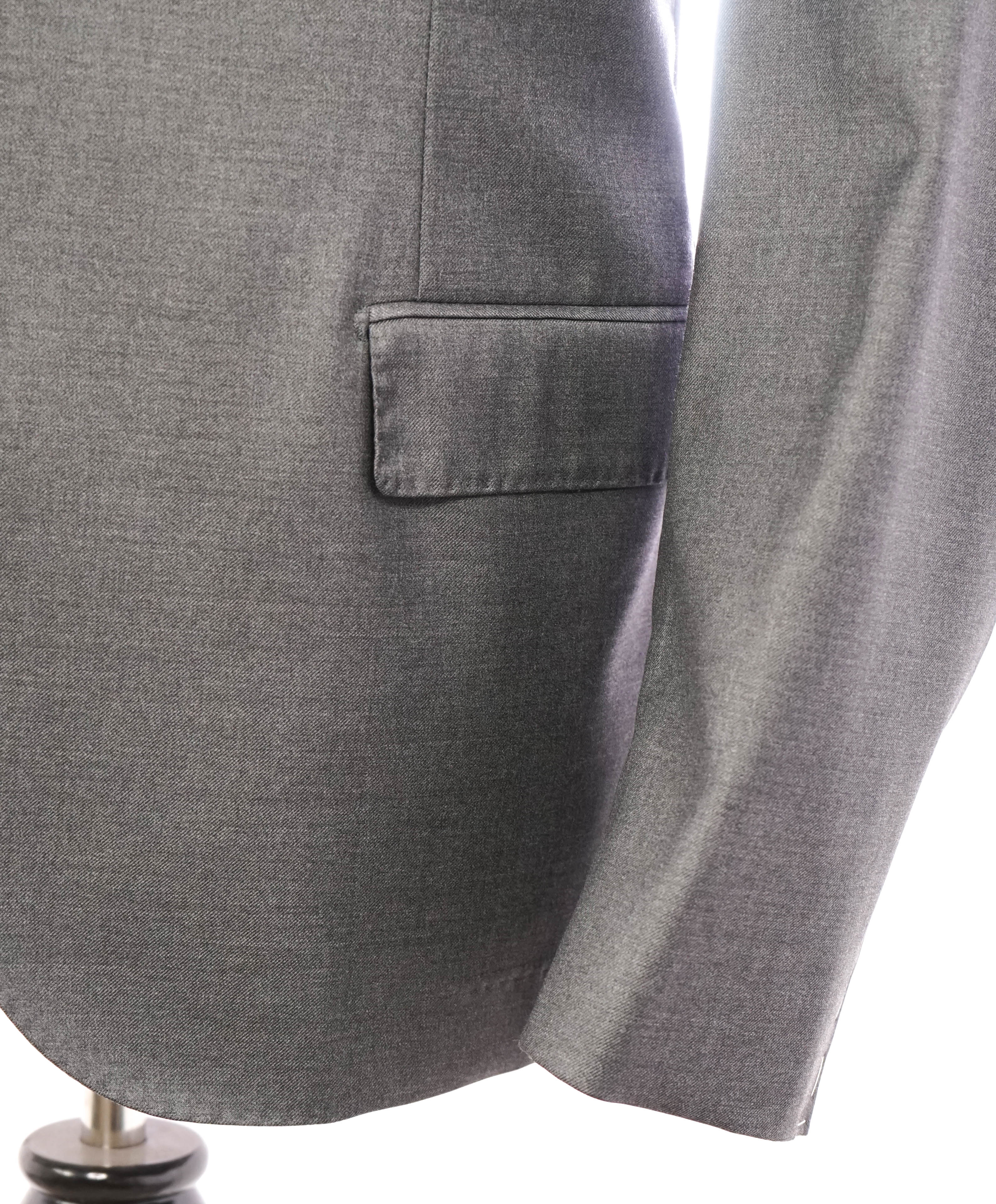 BRUNELLO CUCINELLI - *CLOSET STAPLE* Gray 2/3 Roll Lapel Semi-Lined Suit - 46L