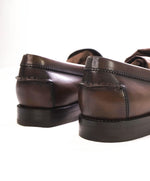 TOD’S - “Boston” Brown Patina Logo Embossed Vamp Penny Loafers - 11 US (10 T)