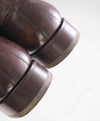 $1,495 SANTONI - Brown *GOODYEAR* Almond-Toe Double Monk Zip Boot - 10.5 US (9.5 IT)