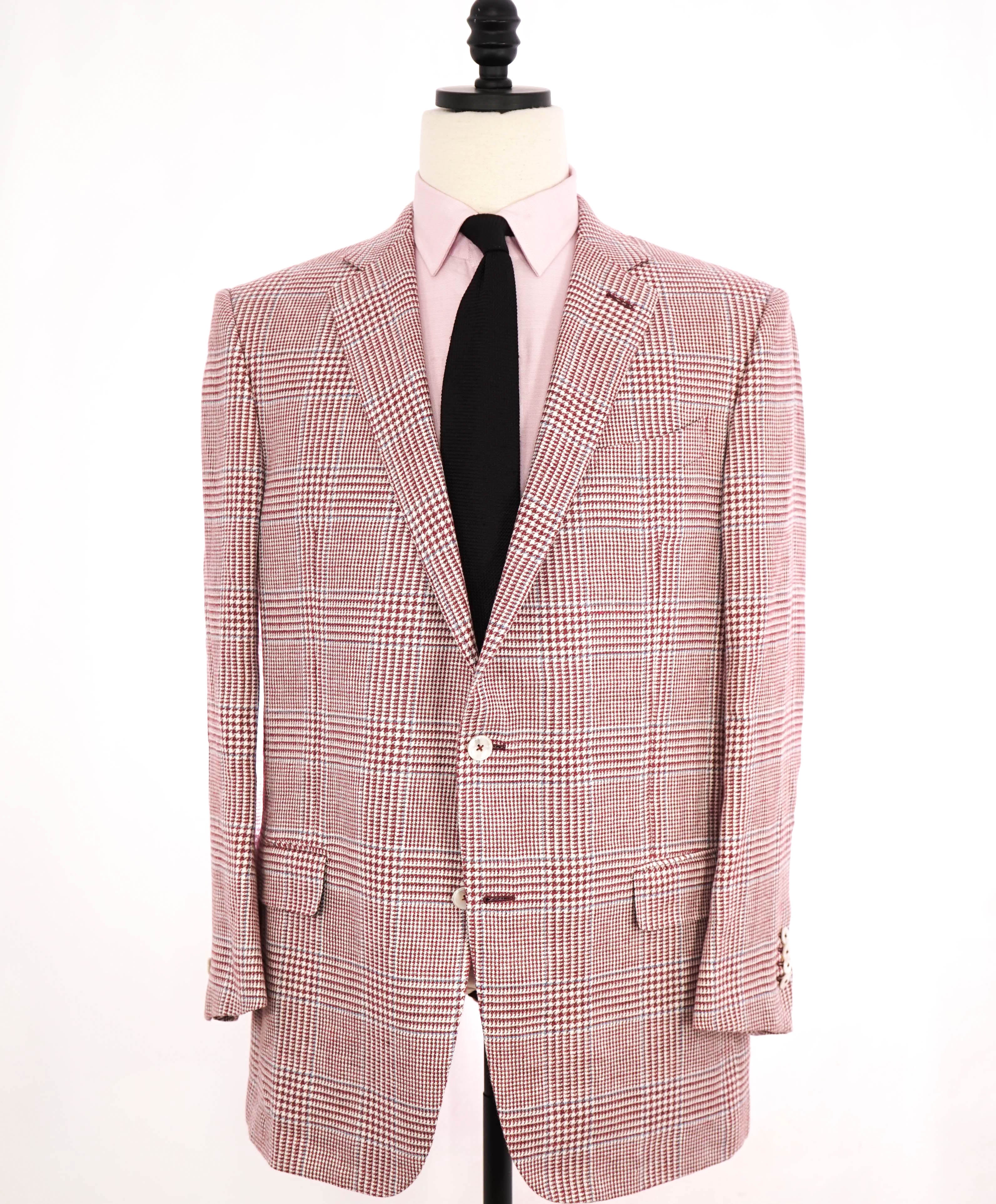 $3,695 ERMENEGILDO ZEGNA - *Crossover* Su Misura MOP Wool/Silk/Linen Blazer - 44R