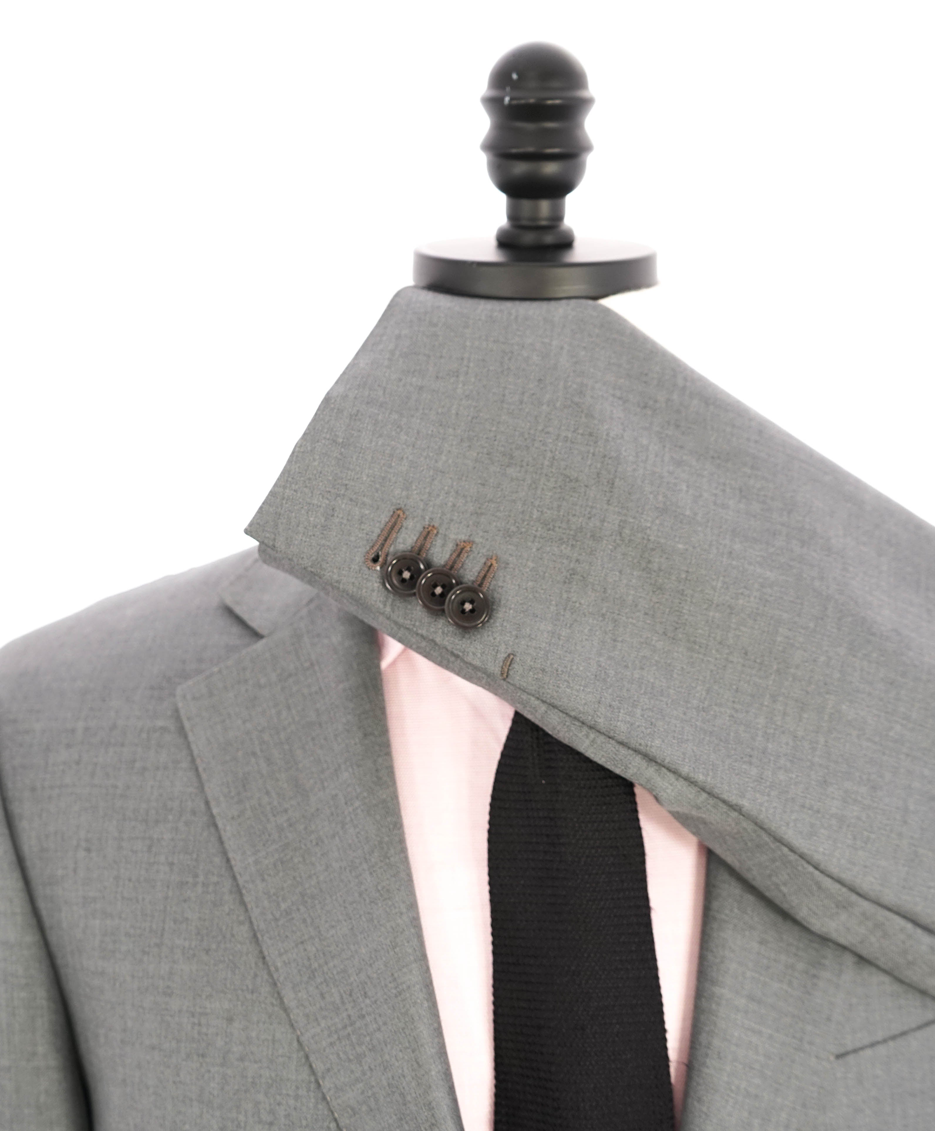 $3,290 ERMENEGILDO ZEGNA- “TORFEO” Light Gray Solid Blazer- 40R