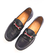 GUCCI - WEB Horse-bit Loafers Black Iconic Style - 11.5US (11 G)