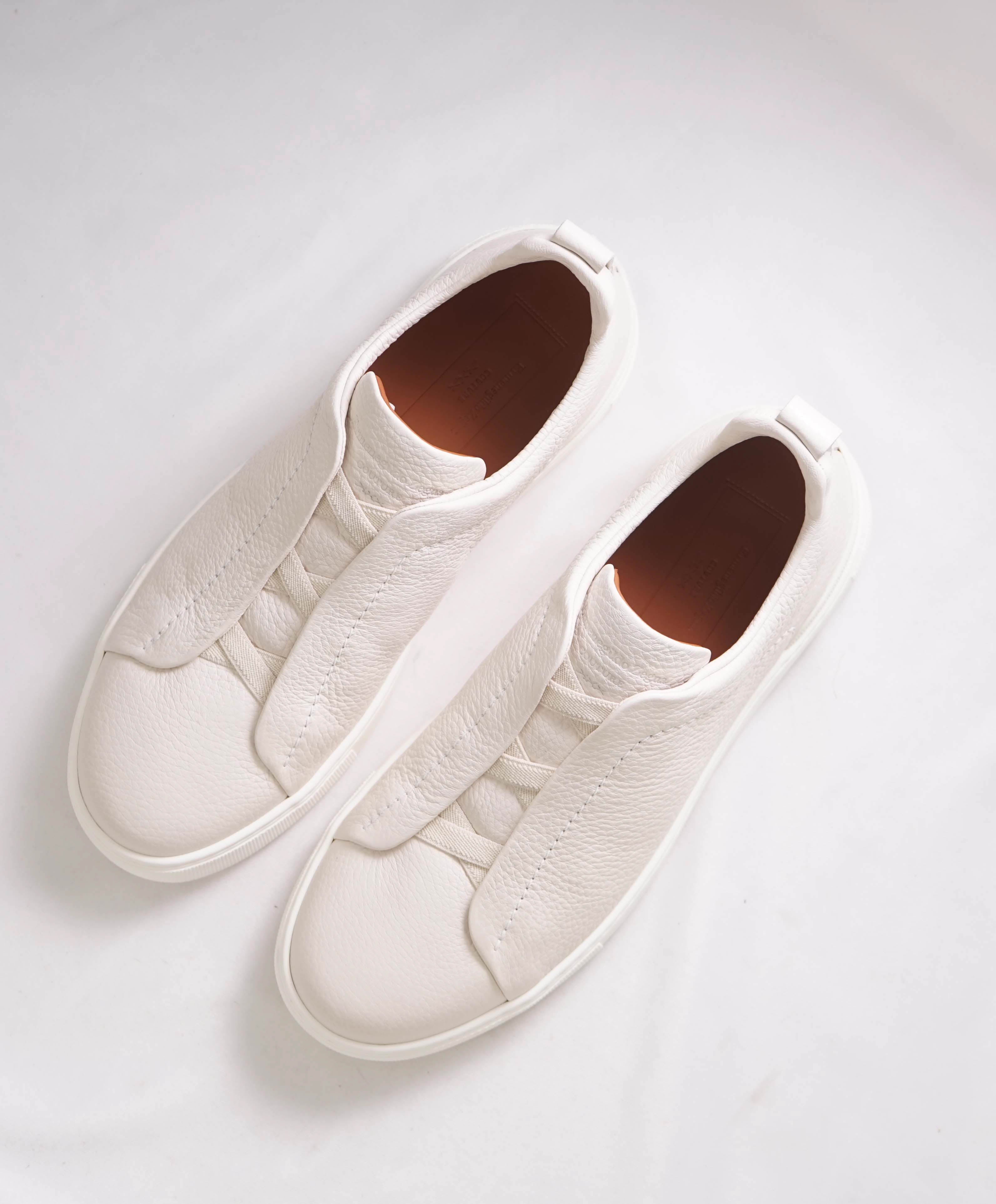 $950 ERMENEGILDO ZEGNA - COUTURE "Triple Stitch" Sneakers - 7.5 US (40.5 EU)