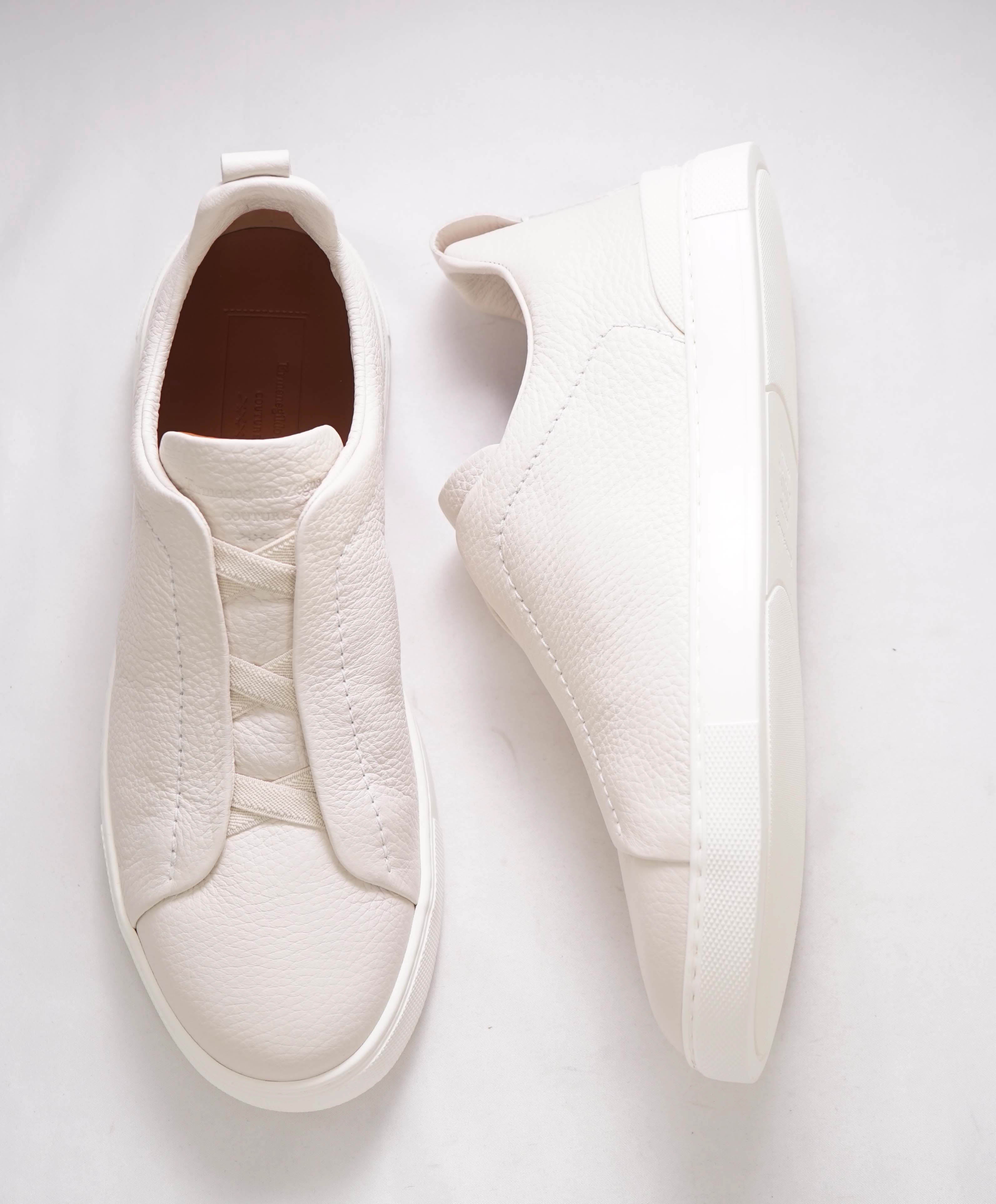 $950 ERMENEGILDO ZEGNA - COUTURE "Triple Stitch" Sneakers - 7.5 US (40.5 EU)