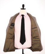 $2,995 GIORGIO ARMANI - “SOFT” Brown Textured Oxford Weave Blazer - 40R