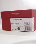 $850 SALVATORE FERRAGAMO - “GRANDIOSO" Gancini Bit Loafer Brown Leather - 8.5 US
