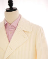 $2,000 ELEVENTY - Cotton White Double Breasted Corduroy Coat - 40 US
