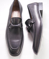 $850 SALVATORE FERRAGAMO - Leather Bit Gancini Brown Slip-On Loafer  - 11.5