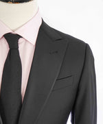$1,995 EMPORIO ARMANI - “M LINE” 1-Btn Peak Lapel Tuxedo Suit - 40S