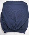 $495 ELEVENTY - *COTTON* Navy Blue Pique Crewneck Sweater - XXL