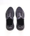 $750 SALVATORE FERRAGAMO - *SHIRO* Black Gancini Neoprene Sneaker - 9 M US