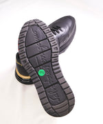 $995 SALVATORE FERRAGAMO - *GANCINI* Black/Gold Sneaker - 9 MUS