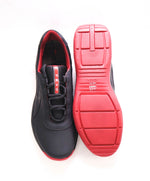 $895 PRADA - "PUNTA ALA" *LINEA ROSSA* Black/Red Sneaker - 12 US (11 Prada)