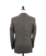 BRIONI - Mini Houndstooth WOOL / SILK Suit Gray/Blk/White *SLIM* Hand Made In Italy - 38R
