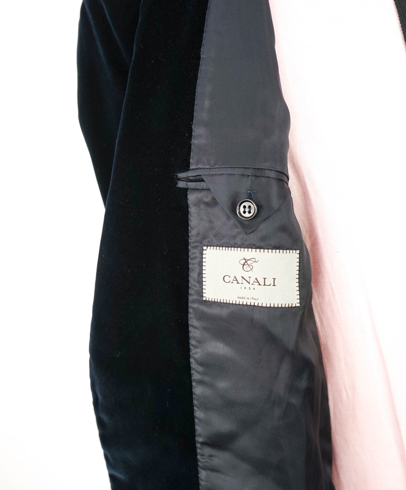 CANALI - Velvet  Navy Dinner/Smoking Jacket - 44L