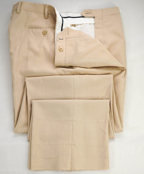 BRIONI -"CORTINA" COTTON LOGO Light Beige Pants - 40W (58EU)