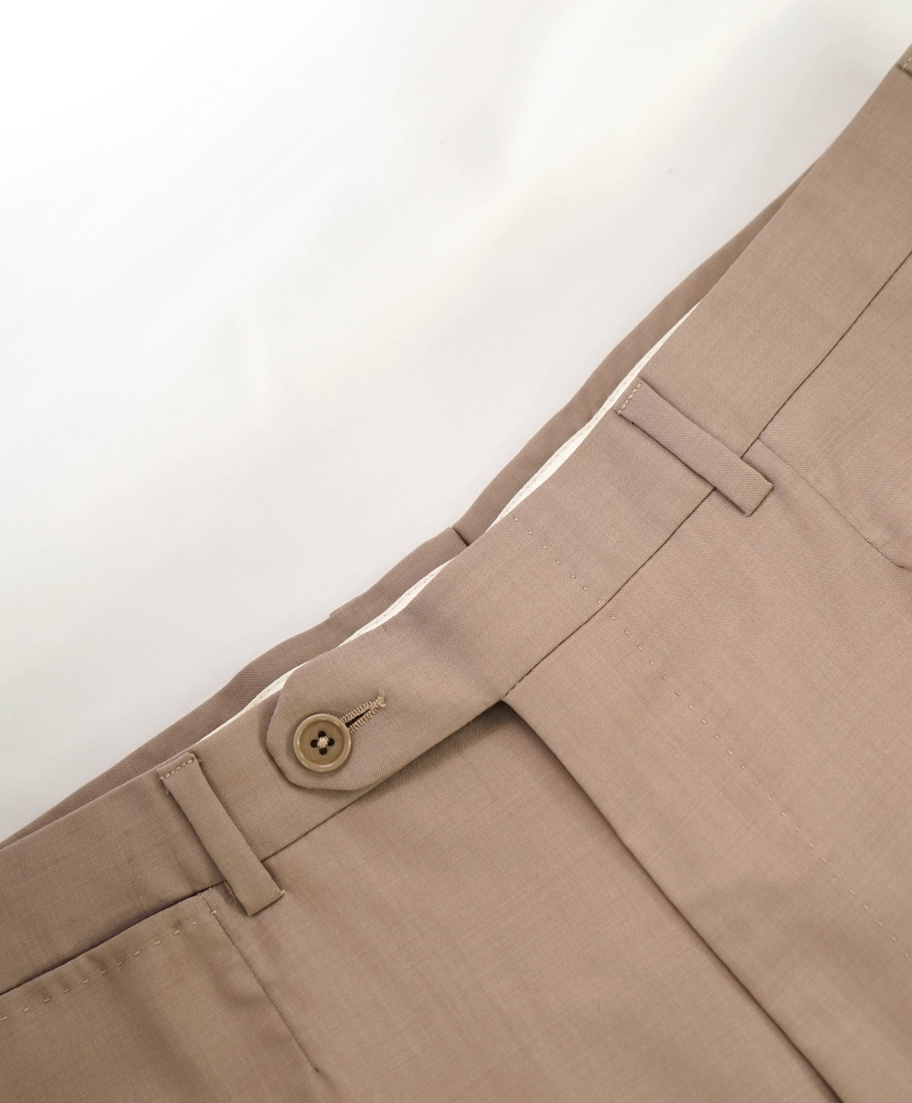 ERMENEGILDO ZEGNA -  Taupe Premium Dress Pants - 32W (48EU)