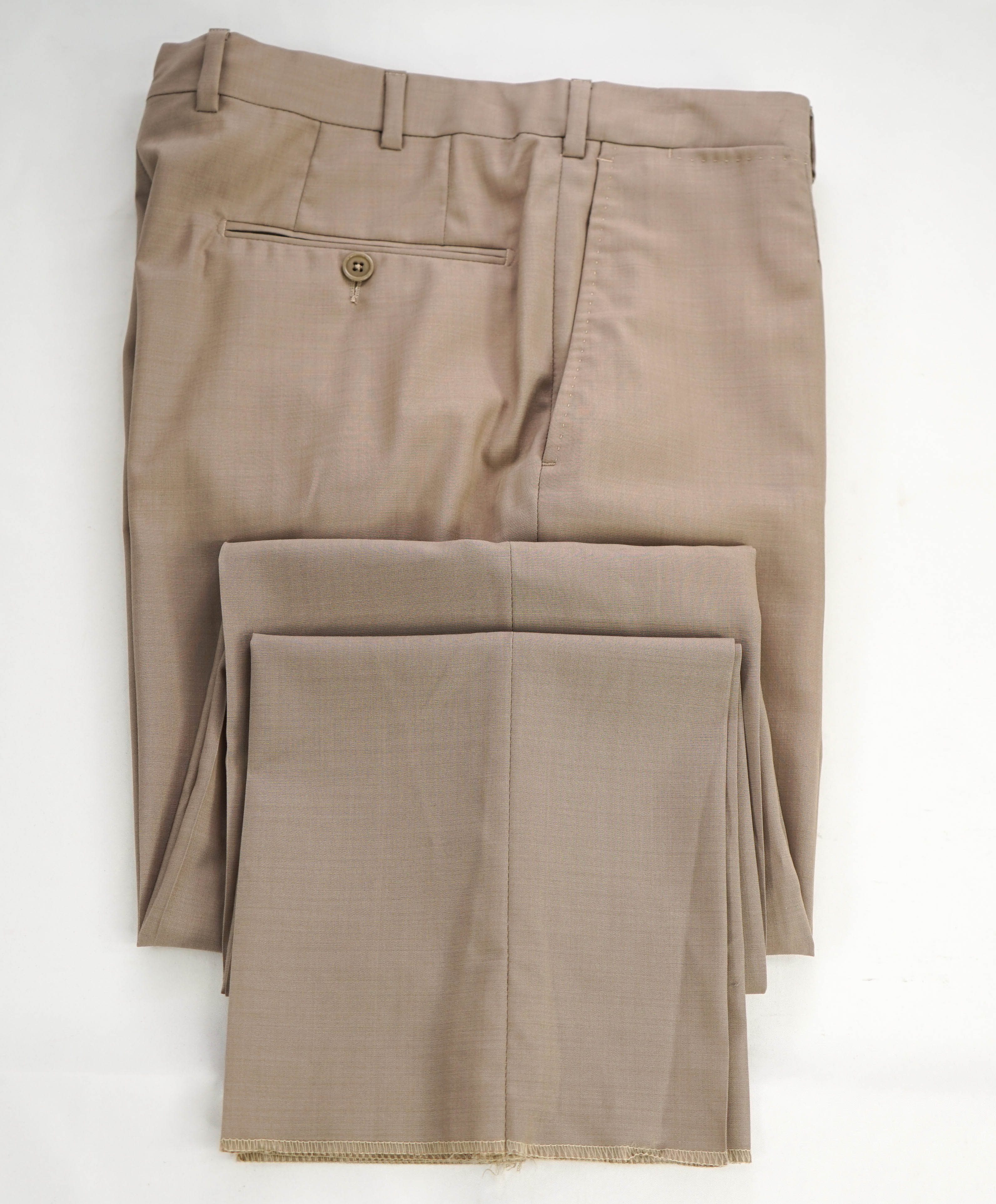 ERMENEGILDO ZEGNA -  Taupe Premium Dress Pants - 32W (48EU)
