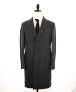 $1,795 ERMENEGILDO ZEGNA - By SAKS FIFTH AVENUE "TWEED" Alpaca/Cashmere Coat - S