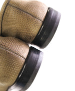 $2,650 SALVATORE FERRAGAMO - “Mason” PYTHON Leather Logo Bit Loafers - 7 EE
