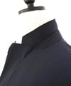 $1,895 ARMANI COLLEZIONI - "M Line" Slim Modern Navy Notch Lapel Suit - 42R