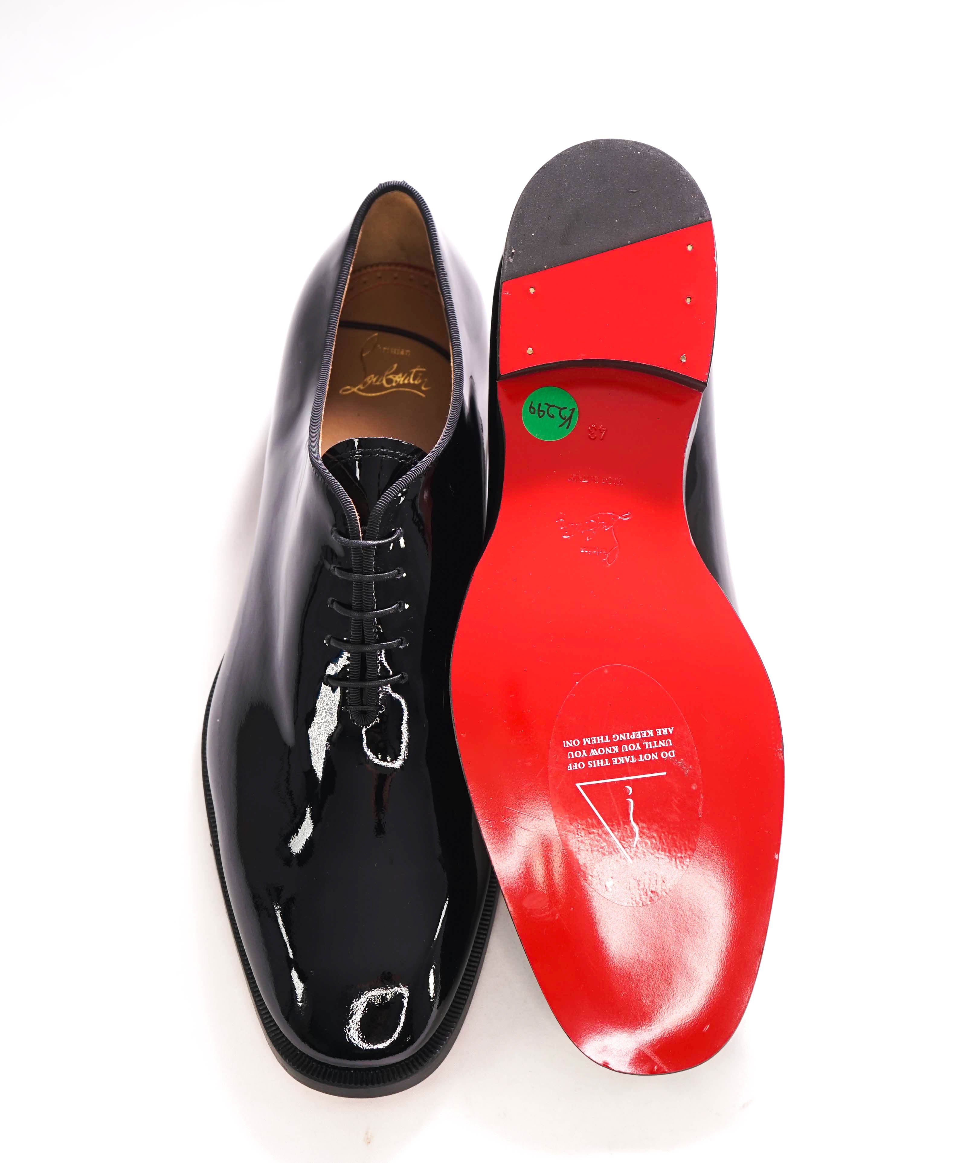 $1,145 CHRISTIAN LOUBOUTIN - *CORTEO* Black Patent Leather