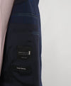 HUGO BOSS - "GUABELLO" Italian Fabric Blue Windowpane SLIM Suit - 36R